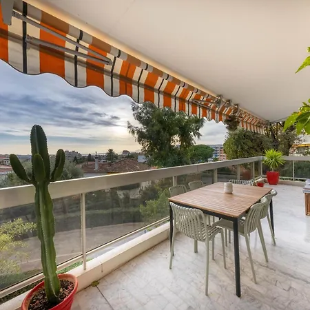 Tanit 3 Pieces, Grande Terrasse Apartamento Antibes